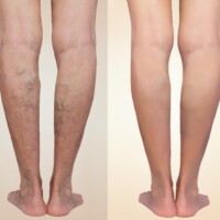 Treatment of varicose before and after. Varicose veins on the legs.
